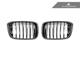 AutoTecknic Replacement Carbon Fiber Front Grille Set - G01 X3 | G02 X4 Pre-LCI