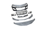 2010-2015 Chevy Camaro ZL1 Front Bumper Conversion 7pcs Full Kit Flat BLK Body Kit