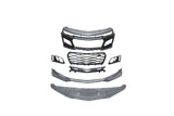 2010-2015 Chevy Camaro ZL1 Front Bumper Conversion 7pcs Full Kit Flat BLK Body Kit