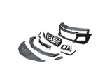 2010-2015 Chevy Camaro ZL1 1LE Track Package Front Bumper Conversion 11pcs Full Kit Flat BLK Body Kit