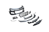 2019-2025 Chevy Camaro ZL1 Front Bumper Conversion 9pcs Full Kit Flat BLK for Non-RS Headlights
