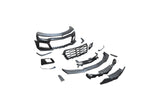 2019-2025 Chevy Camaro ZL1 1LE Track Package Front Bumper Conversion 13pcs Full Kit Flat BLK for Non-RS Headlights