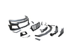 2019-2025 Chevy Camaro ZL1 1LE Track Package Front Bumper Conversion 13pcs Full Kit Flat BLK for Non-RS Headlights
