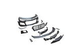 2016-2018 Chevy Camaro ZL1 1LE Track Package Front Bumper Conversion 11pcs Full Kit Flat BLK