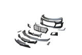 2016-2018 Chevy Camaro ZL1 1LE Track Package Front Bumper Conversion 11pcs Full Kit Flat BLK