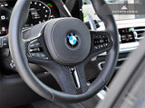 AutoTecknic Carbon Alcantara Steering Wheel Trim - G22/ G26 4-Series