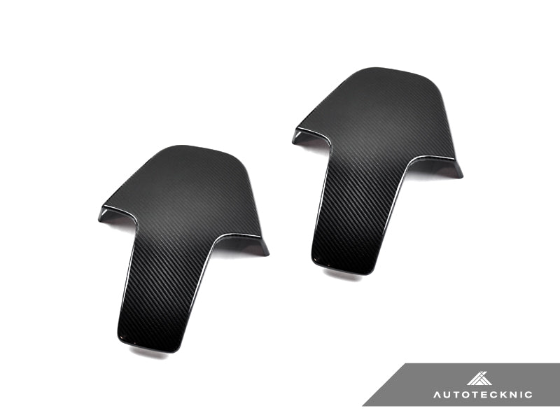 AutoTecknic Dry Carbon Seat Back Cover Set - BMW G87 M2