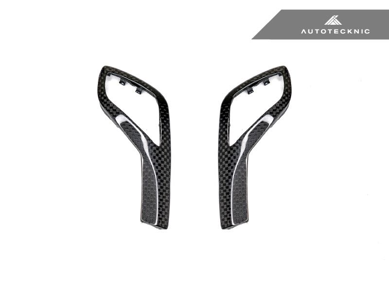 AutoTecknic Carbon Fiber Gear Selector Side Trims - BMW G01 X3 LCI | G02 X4 LCI