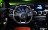 2015-2021 Mercedes Benz W205 C63 AMG Dry Carbon Fiber Interior Steering wheel Trim