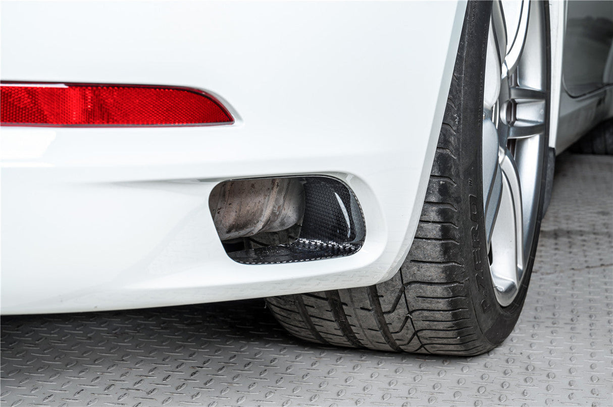 2017-2019 Porsche 911 991.2 Carrera OEM Style Dry Carbon Fiber Rear Bumper Vent Trims
