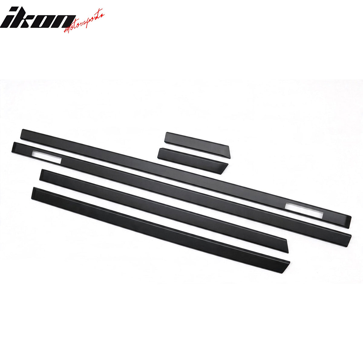 1996-2003 BMW E39 5-Series 525i 530i 540i 528i 6PCS Door Side Body Guard Molding Trim M3 Style Black