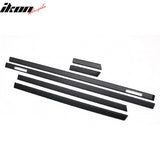 1996-2003 BMW E39 5-Series 525i 530i 540i 528i 6PCS Door Side Body Guard Molding Trim M3 Style Black