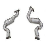 Catted High Flow 304 Stainless Exhaust Downpipe for Audi RS6 C7 4.0TT