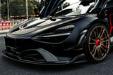 2017-2023 McLaren 720s Se²NWB Style Carbon Fiber Front Bumper Canards
