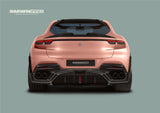 2023-UP Ferrari Purosangue F175 Carbon Fiber Rear Diffuser DarwinPRO iMP Design