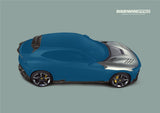 2023-UP Ferrari Purosangue F175 Carbon Fiber Hood DarwinPRO iMP Design