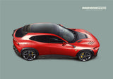 2023-UP Ferrari Purosangue F175 Carbon Fiber Hood DarwinPRO iMP Design
