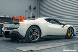2022-UP Ferrari 296 GTB And GTS OE Style Carbon Fiber Rear Diffuser