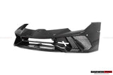 2015-2025 Lamborghini Huracan LP610 & LP580 & EVO & Tecnica BKSS Style Partial Carbon Front Bumper with Lip