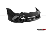 2015-2025 Lamborghini Huracan LP610 & LP580 & EVO & Tecnica BKSS Style Partial Carbon Front Bumper with Lip