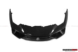 2015-2025 Lamborghini Huracan LP610 & LP580 & EVO & Tecnica BKSS Style Partial Carbon Front Bumper with Lip