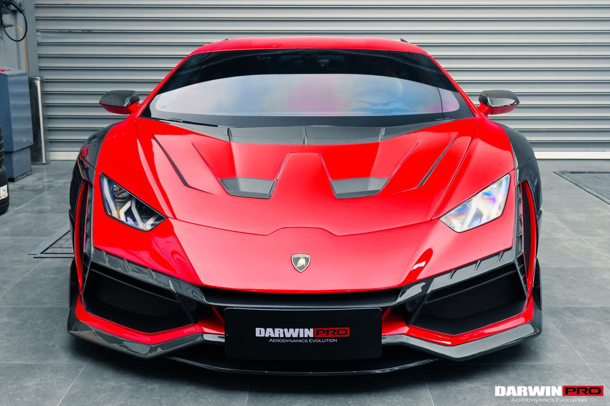 DarwinPRO 2015-2025 Lamborghini Huracan LP610 & LP580 & EVO & Tecnica BKSSII Style Front Bumper