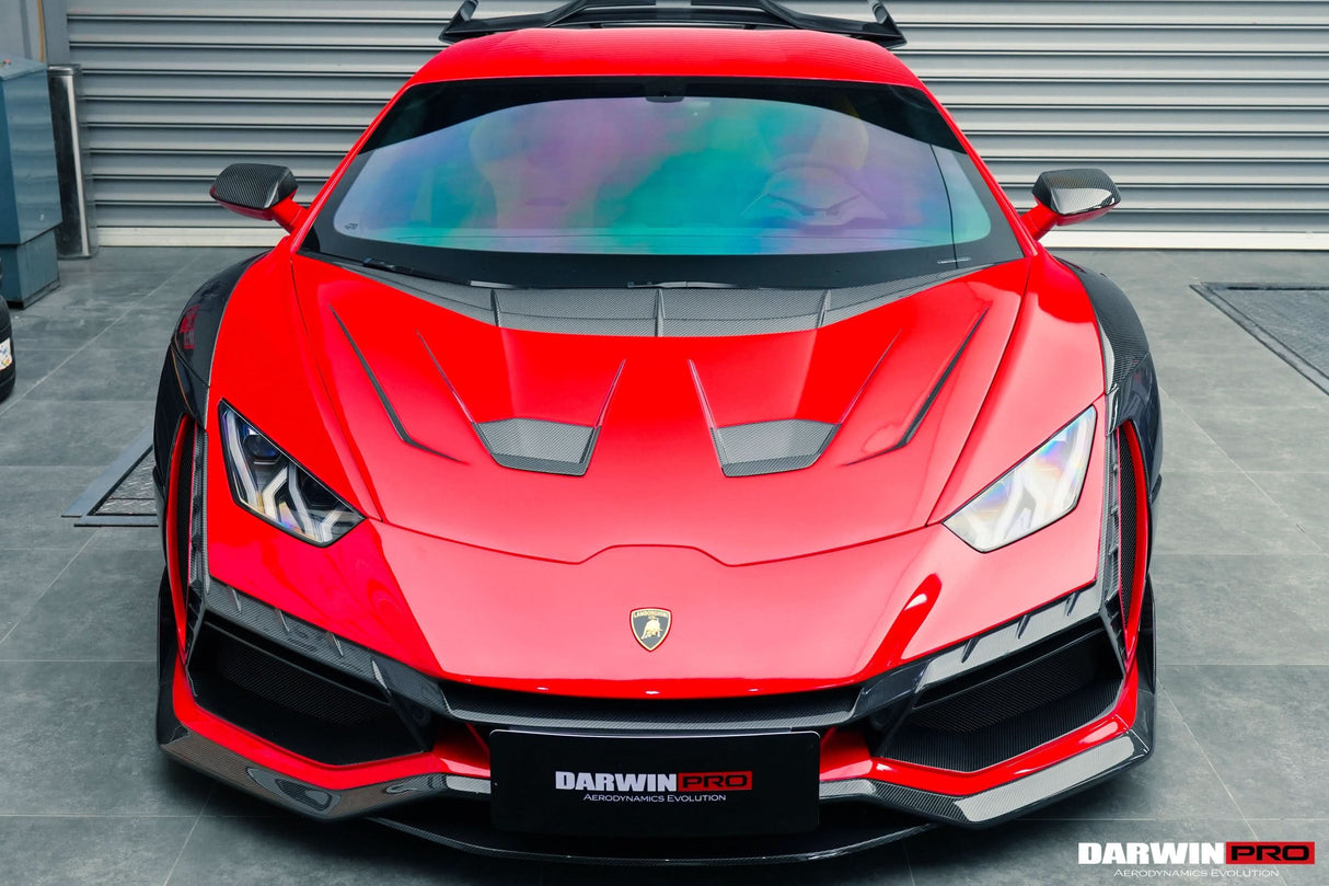 DarwinPRO 2015-2025 Lamborghini Huracan LP610 & LP580 & EVO & Tecnica BKSSII Style Front Bumper