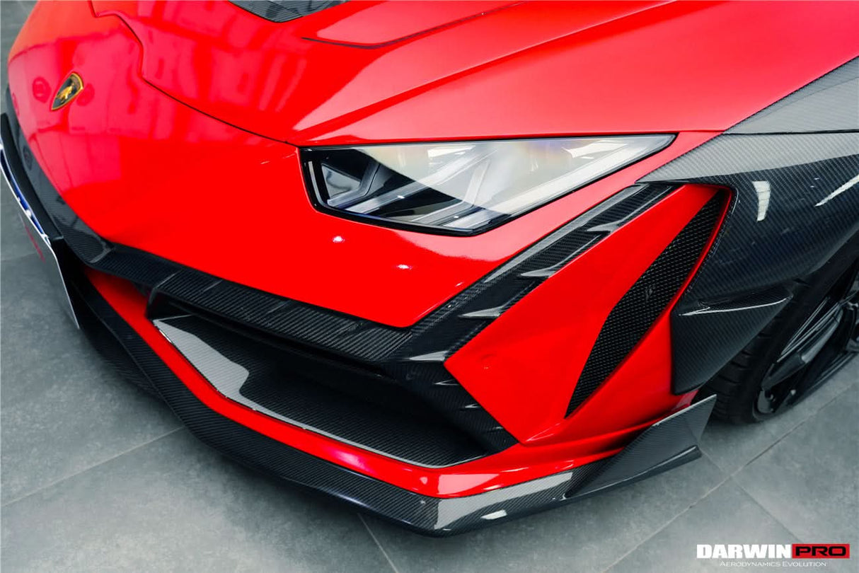 DarwinPRO 2015-2025 Lamborghini Huracan LP610 & LP580 & EVO & Tecnica BKSSII Style Front Bumper