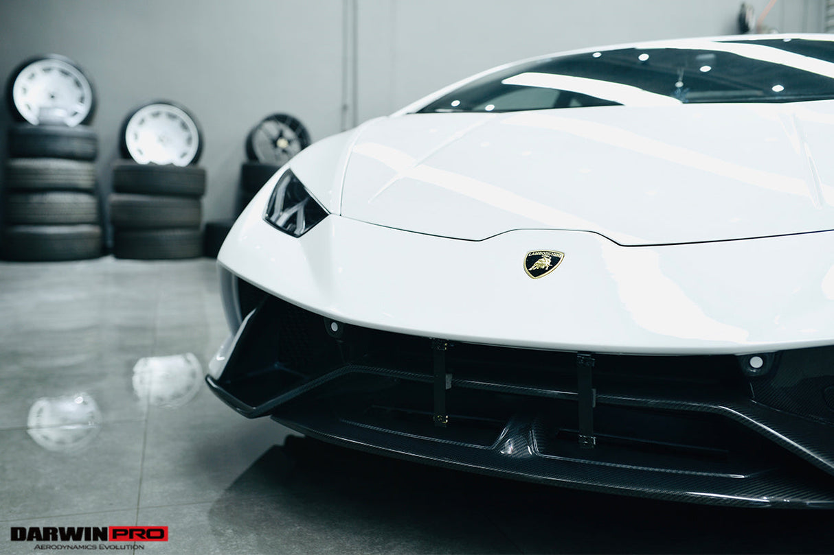 2015-2025 Lamborghini Huracan LP610 & LP580 & EVO & Tecnica Performante Style Partial Carbon Front Bumper