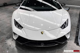 2015-2025 Lamborghini Huracan LP610 & LP580 & EVO & Tecnica BKSS Style Partial Carbon Front Bumper with Lip