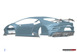 2019-2025 Lamborghini Huracan EVO Dry Carbon Rear Diffuser DarwinPRO (AD Design)
