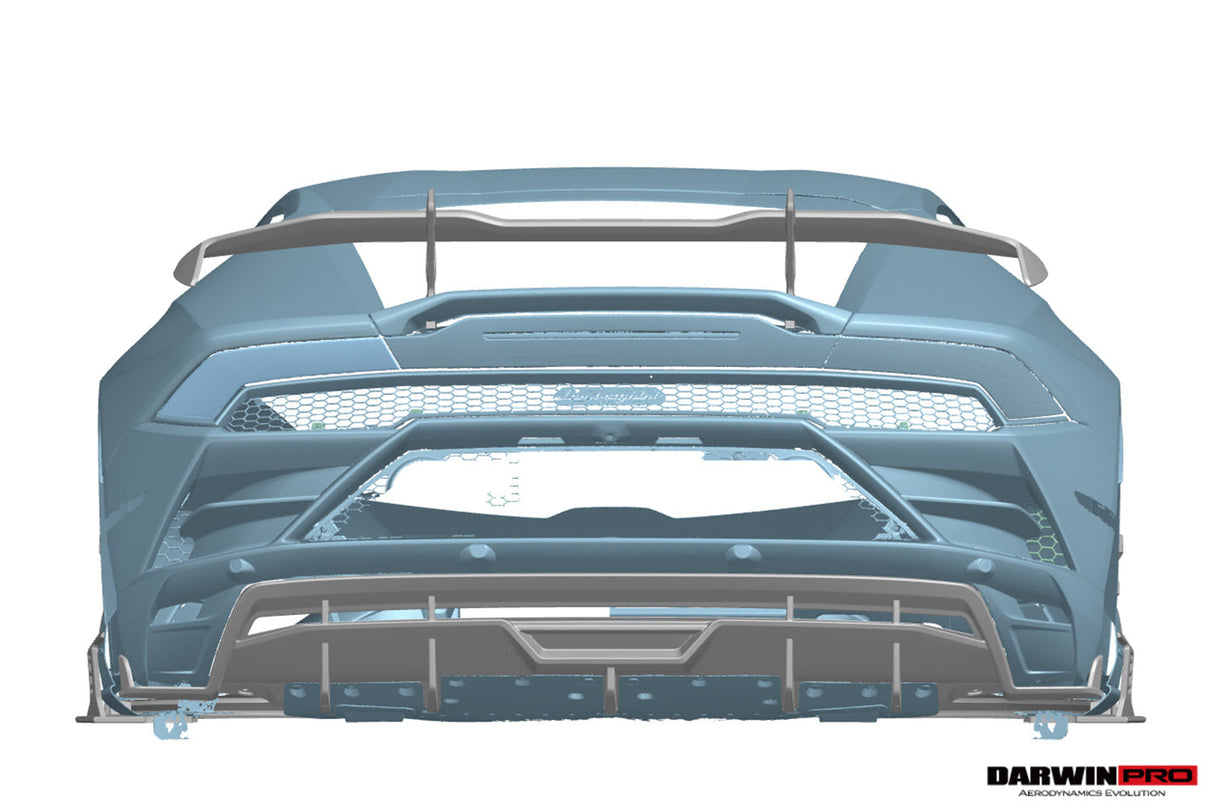 2019-2025 Lamborghini Huracan EVO Dry Carbon Rear Diffuser DarwinPRO (AD Design)