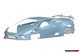 DarwinPRO 2019-2025 Lamborghini Huracan EVO RWD ADV1 Style Dry Carbon Front Lip