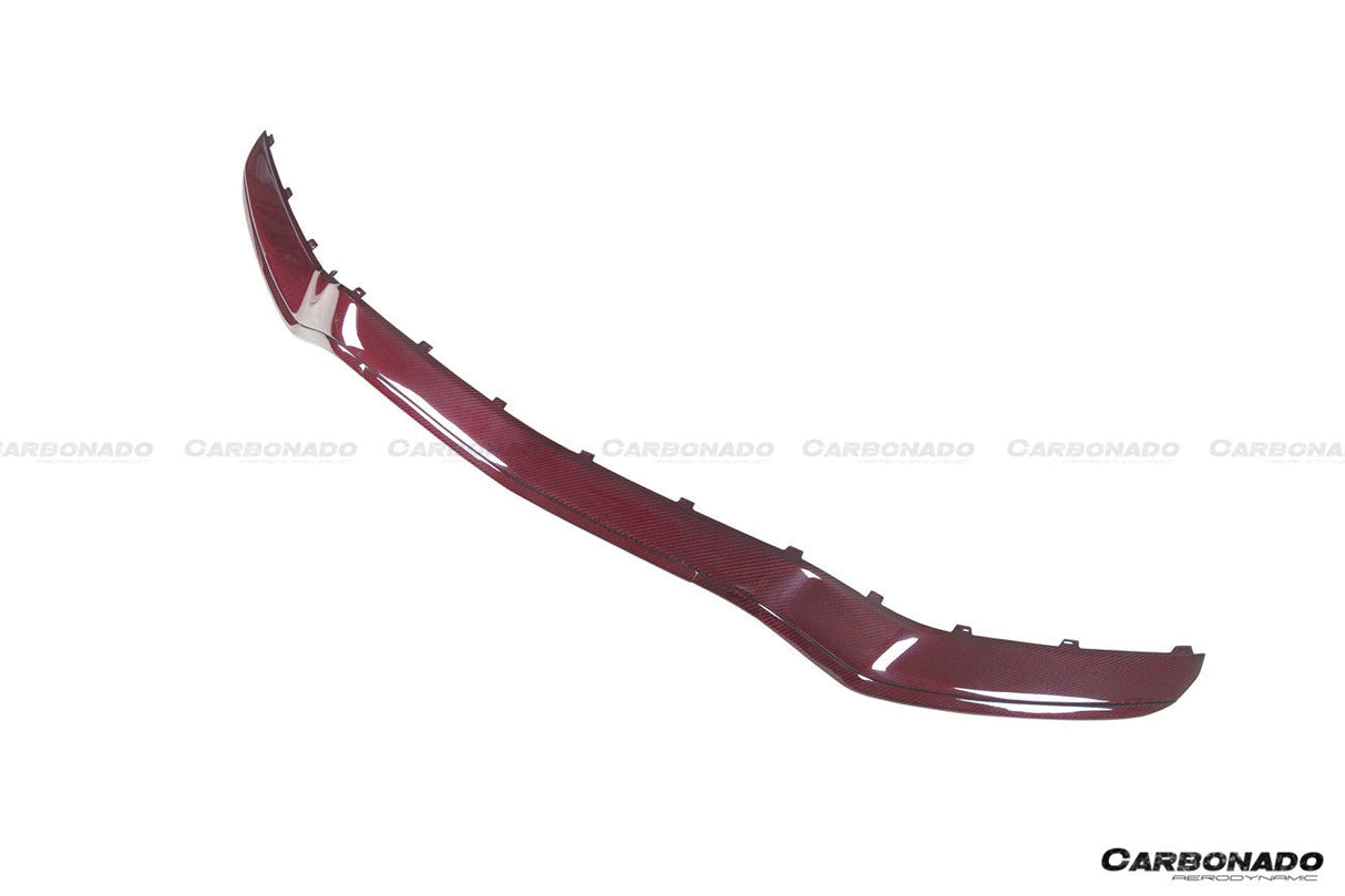 2015-2021 Mercedes Benz W205 C63 S AMG Sedan Coupe Carbon Fiber Front Bumper Accessory Set (4pcs)