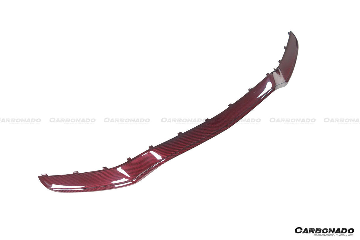 2015-2021 Mercedes Benz W205 C63 S AMG Sedan Coupe Carbon Fiber Front Bumper Accessory Set (4pcs)