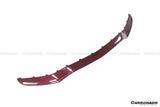 2015-2021 Mercedes Benz W205 C63 S AMG Sedan Coupe Carbon Fiber Front Bumper Accessory Set (4pcs)