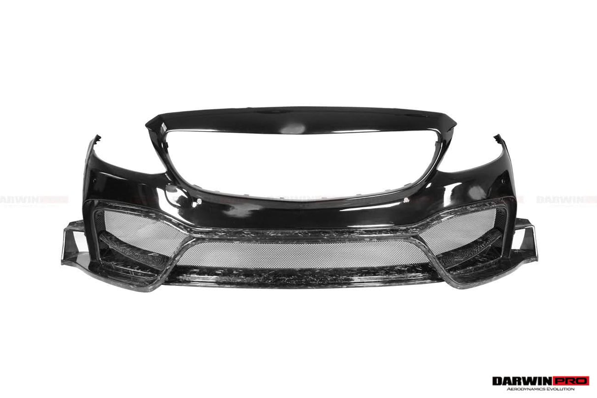 2015-2021 Mercedes Benz W205 C63 S AMG Sedan IMP Performance Partial Carbon Fiber front bumper