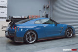 2008-2023 Nissan GTR R35 CBA DBA EBA Partial Carbon Fiber Rear Bumper With Black Light DarwinPRO (2024Nismo Design)