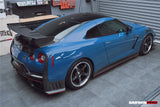 2008-2023 Nissan GTR R35 CBA DBA EBA Partial Carbon Fiber Rear Bumper With Black Light DarwinPRO (2024Nismo Design)