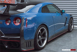 2008-2023 Nissan GTR R35 CBA DBA EBA Partial Carbon Fiber Rear Bumper With Black Light DarwinPRO (2024Nismo Design)