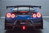 2008-2023 Nissan GTR R35 CBA DBA EBA Partial Carbon Fiber Rear Bumper With Black Light DarwinPRO (2024Nismo Design)