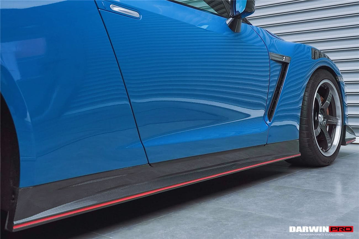 2008-2023 Nissan GTR R35 CBA DBA EBA 2024-Nismo Style Carbon Fiber Side Skirts