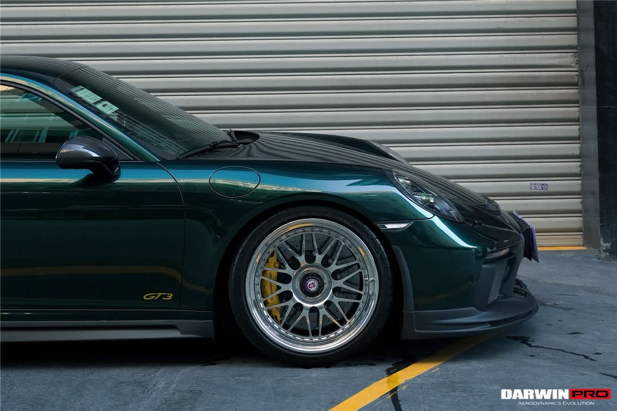DarwinPRO 2017-2019 Porsche 911 991.2 GT3 Only BKSS Style Carbon Fiber Side Skirts