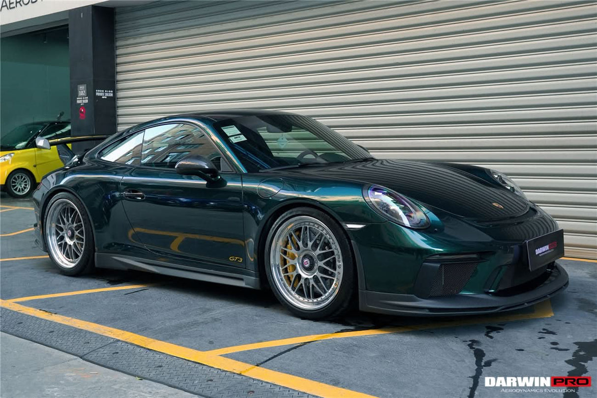 DarwinPRO 2017-2019 Porsche 911 991.2 GT3 Only BKSS Style Carbon Fiber Side Skirts