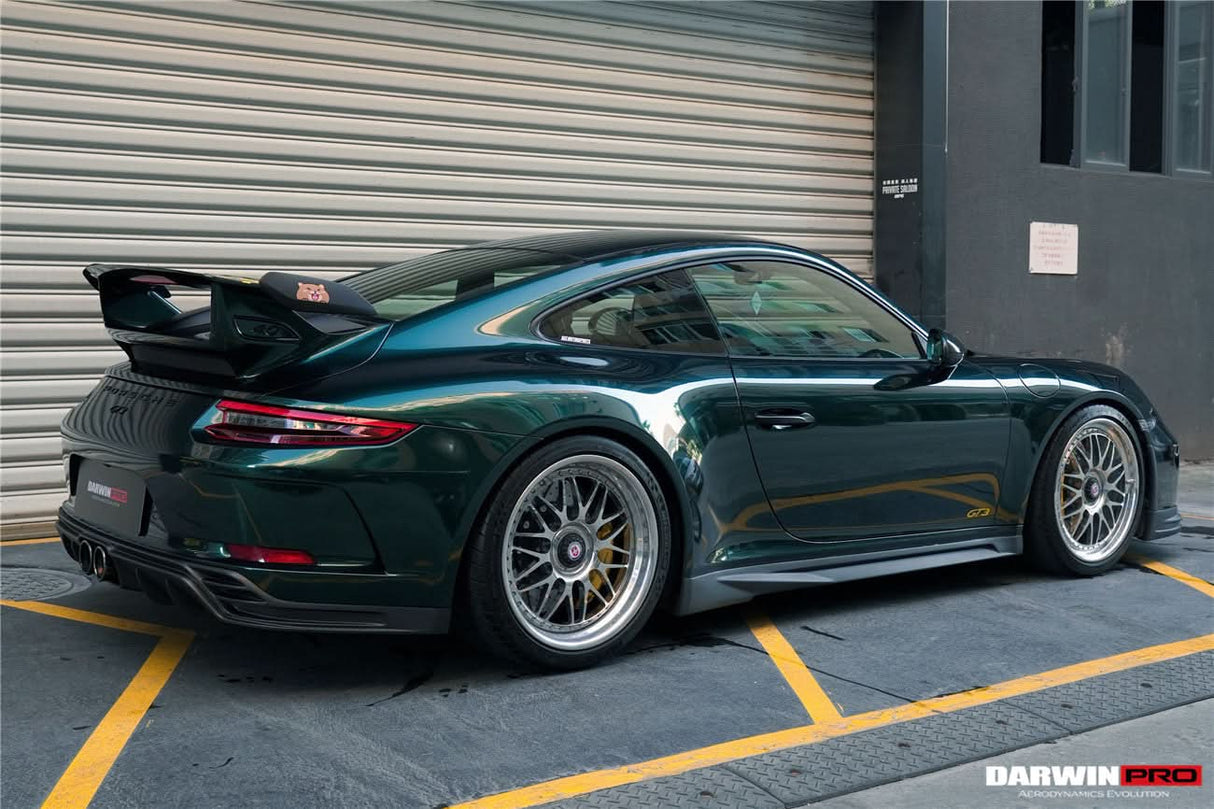 DarwinPRO 2017-2019 Porsche 911 991.2 GT3 Only BKSS Style Carbon Fiber Side Skirts