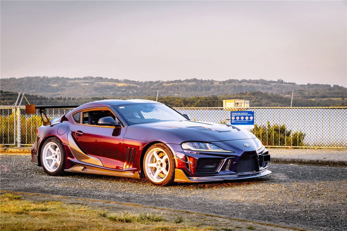 2019-UP Toyota GR Supra (J29 & DB) A90 A91 BKSSII Style Part Carbon Fiber Side Skirts & Fender