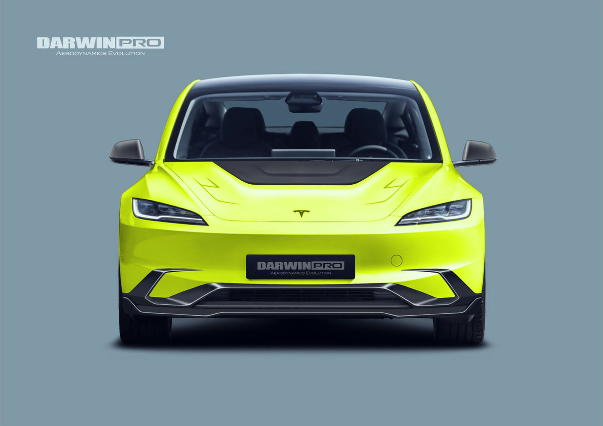 2024-2026 Tesla Model 3 Highland RWD AWD Carbon Fiber IMP Design Front Lip（DONT FIT PERFORMANCE）