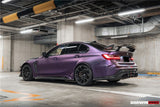 2021-UP BMW M3 G80 BKSSII Style Rear Bumper With Exhaust Tips