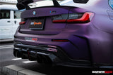 2021-UP BMW M3 G80 BKSSII Style Rear Bumper With Exhaust Tips