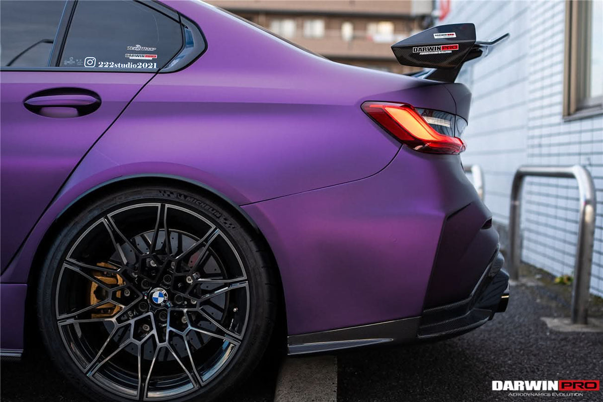 2021-UP BMW M3 G80 BKSSII Style Rear Bumper With Exhaust Tips